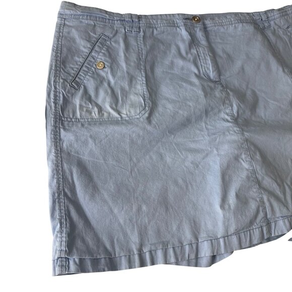 Karen Scott Womens Blue Skort 20W - Picture 6 of 11